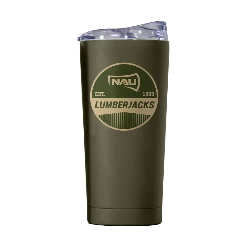 Northern Arizona 20oz Olive Badge Powder Coat Tumbler