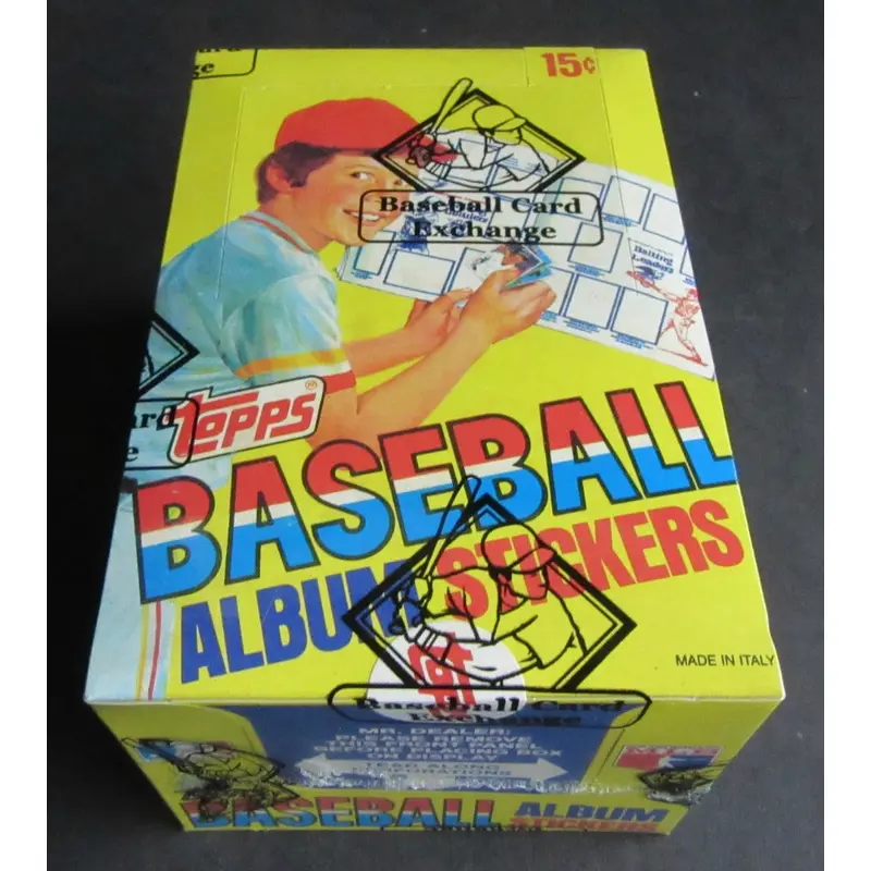 1981 Topps Baseball Album Stickers Unopened Box (BBCE)