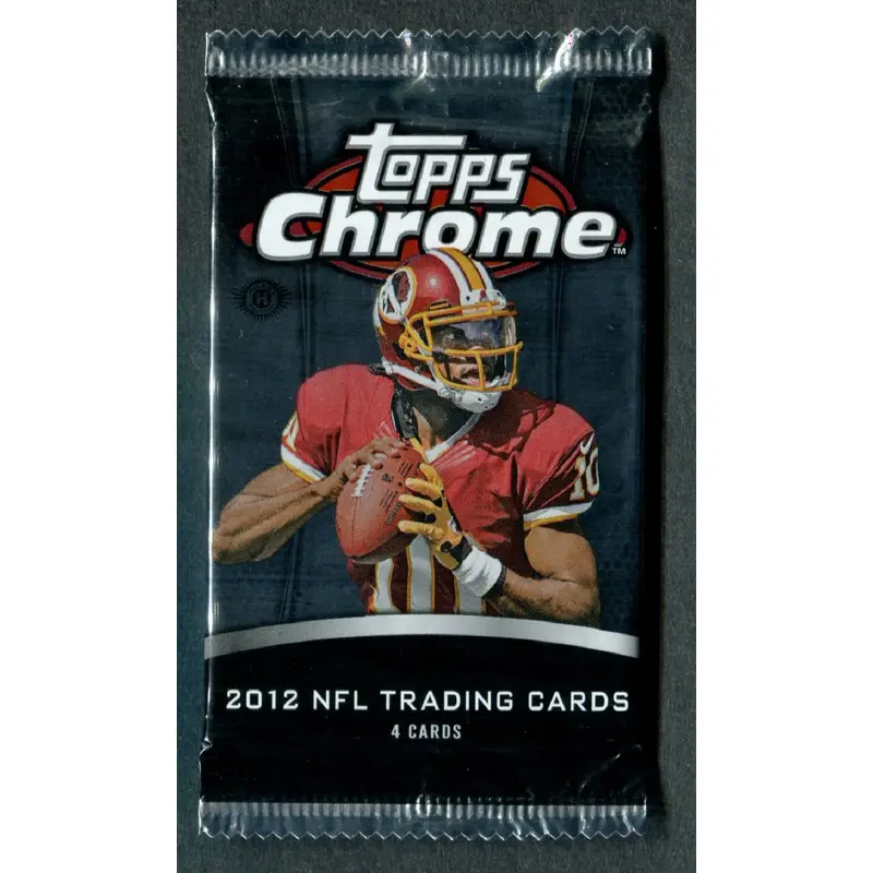 2012 Topps Chrome Football Unopened Pack (Hobby) (4)