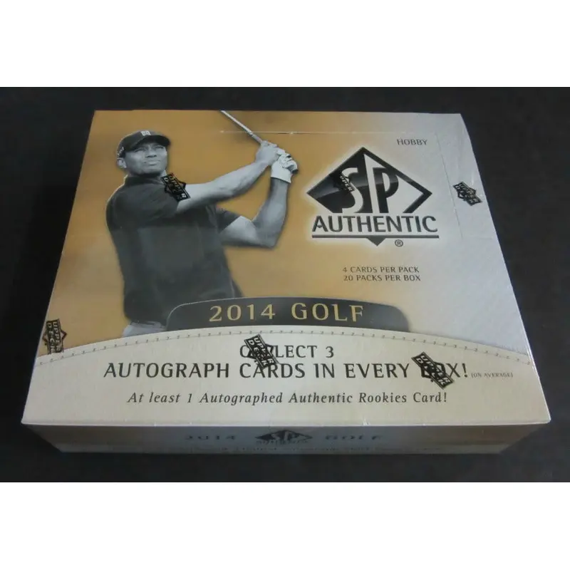 2014 Upper Deck SP Authentic Golf Box (Hobby)