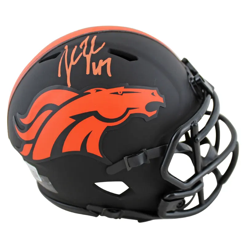 Broncos John Lynch Authentic Signed Eclipse Speed Mini Helmet BAS Witnessed