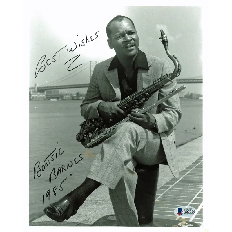 Robert "Bootsie" Barnes Jazz Musician Authentic Signed 8x10 Photo BAS #D07779