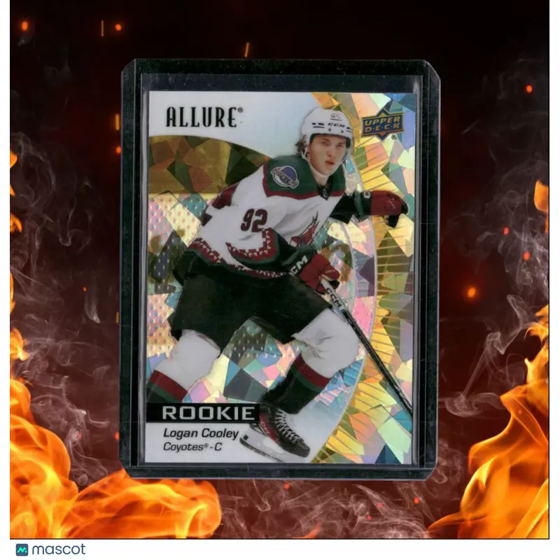 2023-24 Upper Deck Allure Logan Cooley Yellow Taxi (B) Rookie #106