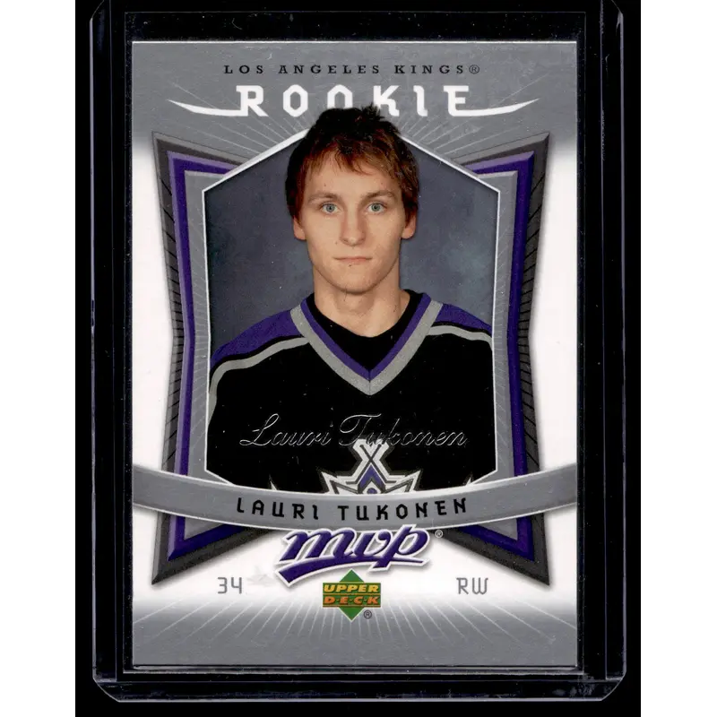 2007-08 Upper Deck MVP -  Rookie - Lauri Tukonen #328 RC