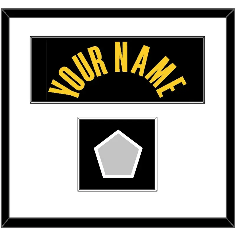 Los Angeles Name & Champions Patch - Black Mamba (2017-2018, 2020) - Single Mat 1