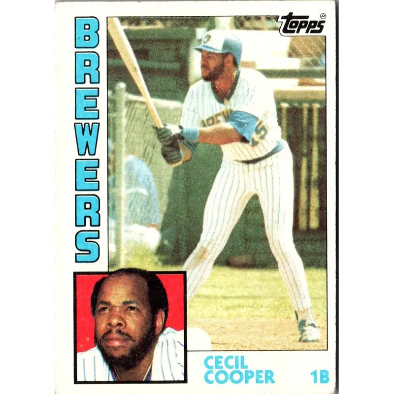 1984 Topps Cecil Cooper #420