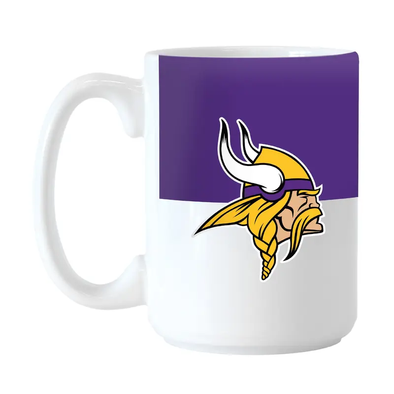 Minnesota Vikings 15oz Colorblock Sublimated Mug