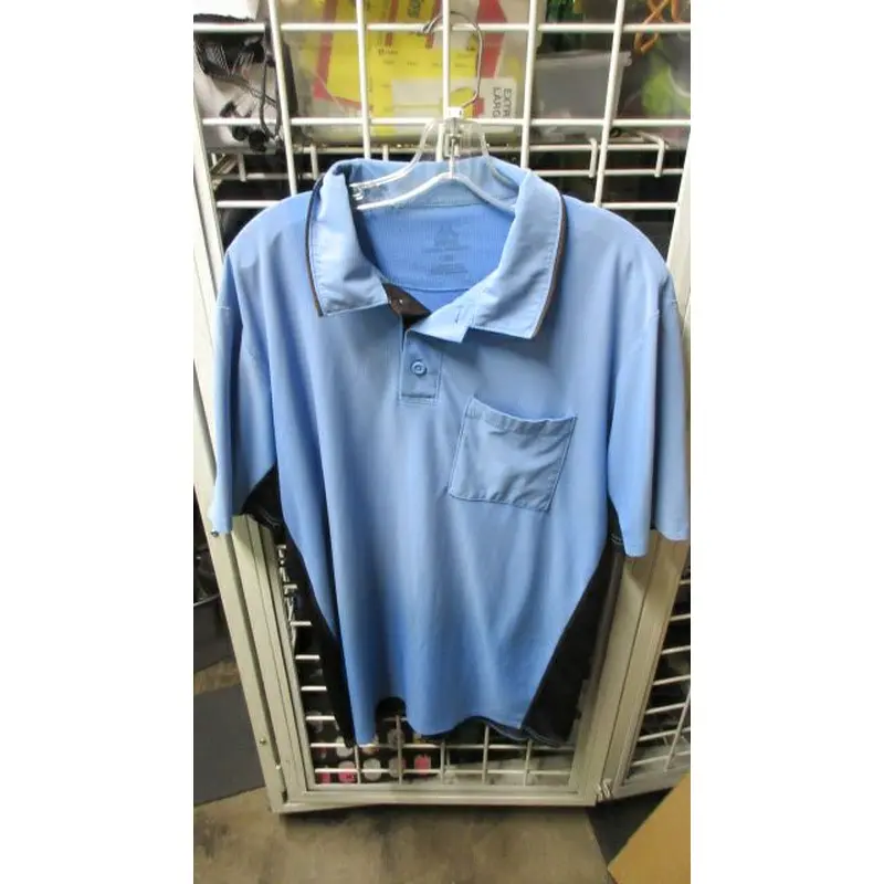 Used Majestic Umpire Blue Shirt Adult Size XL- wear