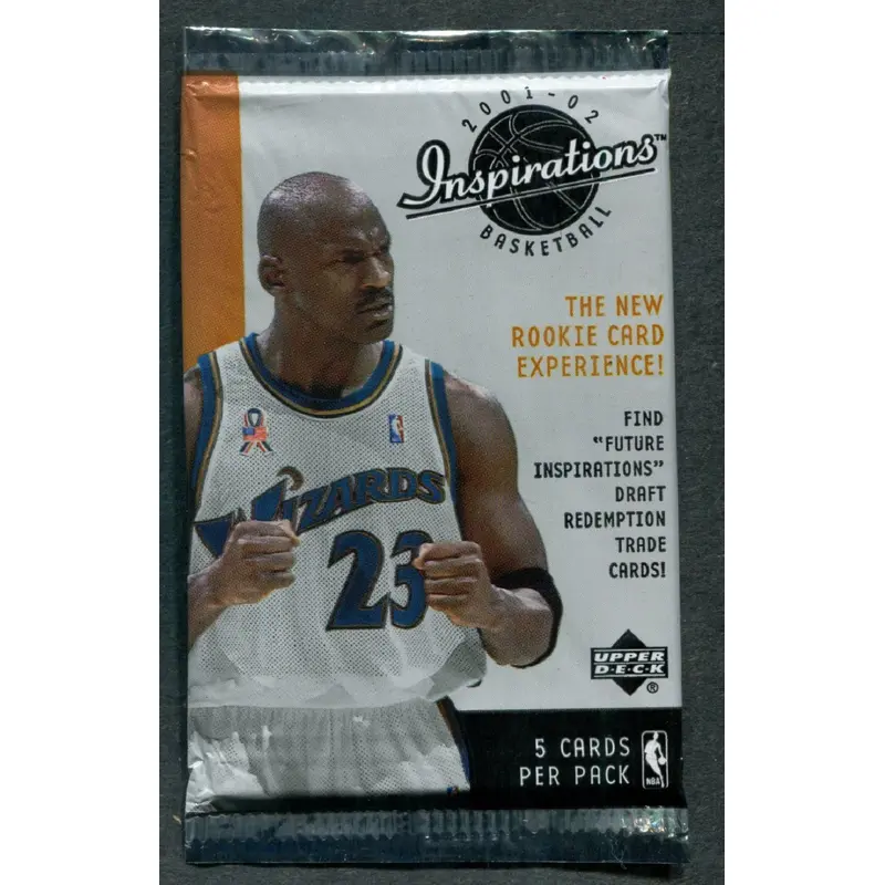 2001/02 Upper Deck Inspirations Basketball Unopened Pack (Hobby)