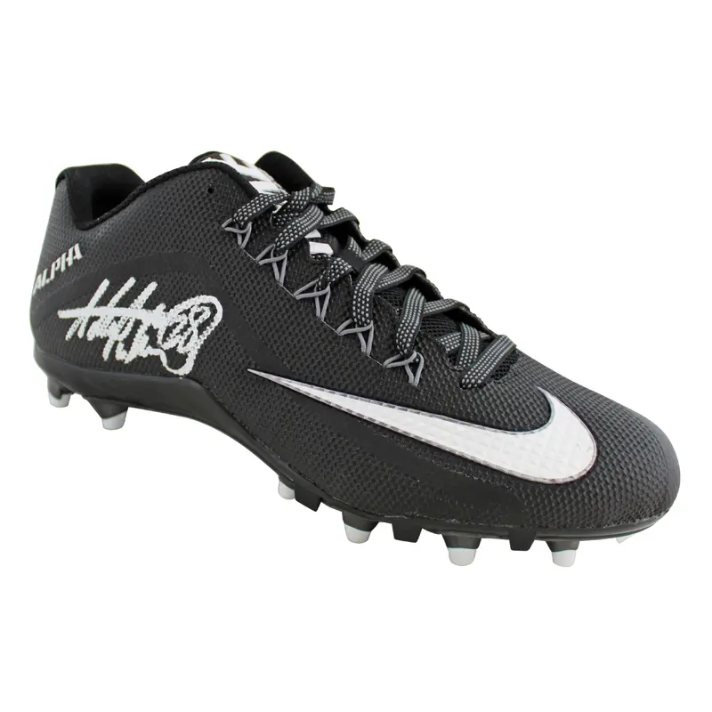 Vikings Adrian Peterson Authentic Signed Nike Alpha Cleat Autographed BAS Wit