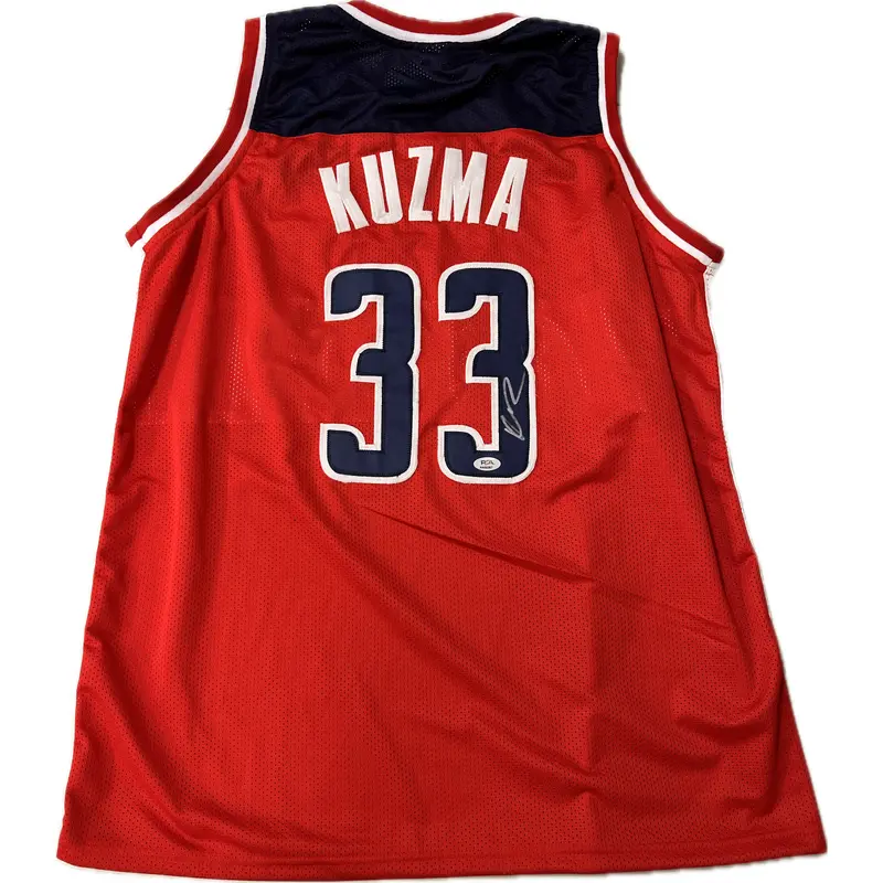 Kyle Kuzma signed jersey PSA/DNA Washington Wizards Autographed