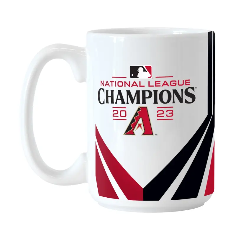 Arizona Diamondbacks 15oz 2023 NL Champions Roster Sublimated Mug