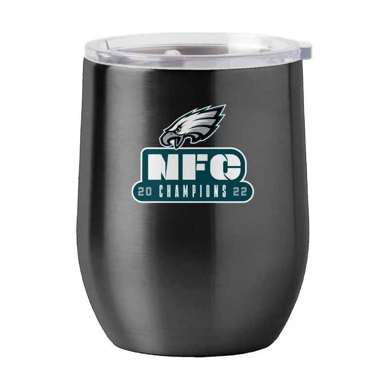 Philadelphia Eagles 16oz Conference Champs Stainless Curved Beverage