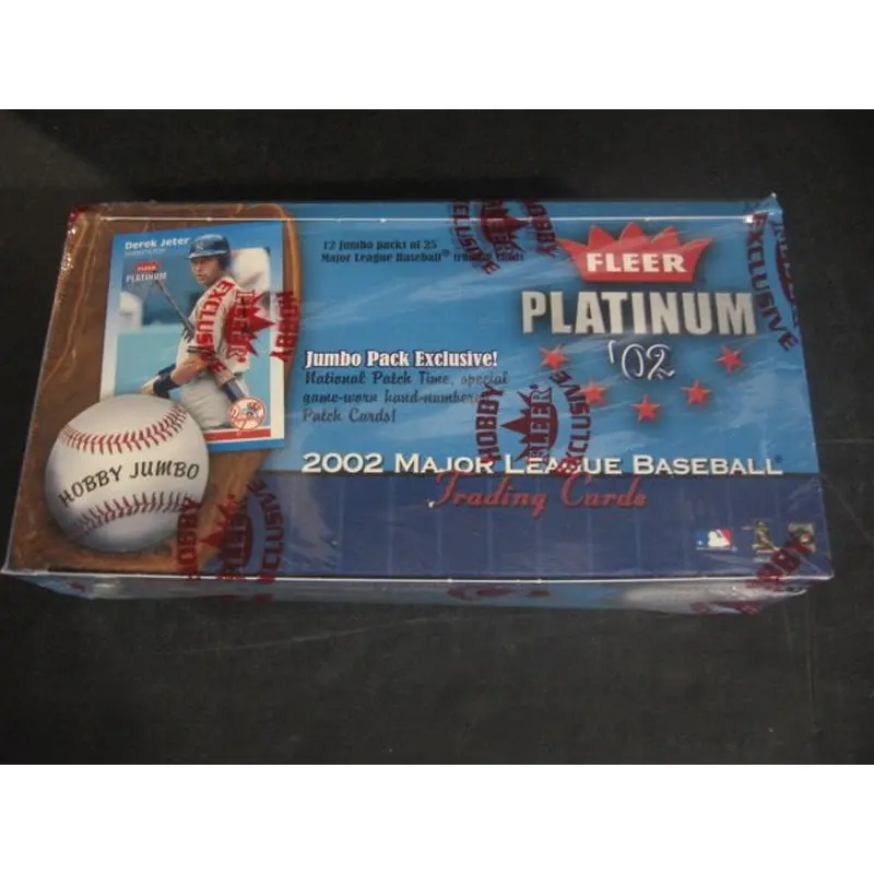 2002 Fleer Platinum Baseball Jumbo Box (Hobby)