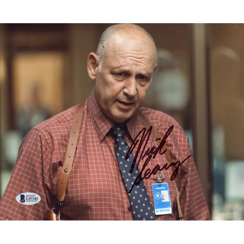 Nick Searcy Justified Authentic Signed 8x10 Photo Autographed BAS #E49340
