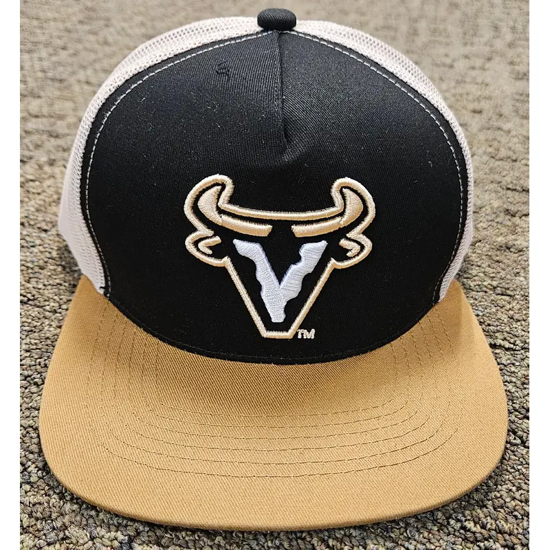 Black/Stone Toros Flatbill Snapback