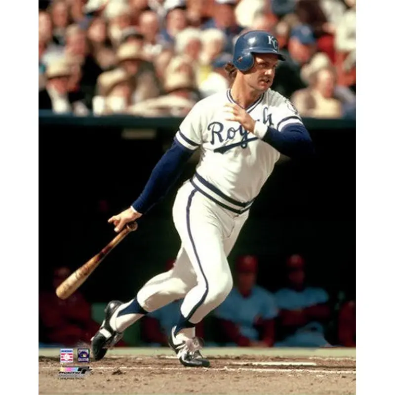 George Brett "Classic Stroke" (c.1977) Kansas City Royals Premium Poster Print - Photofile