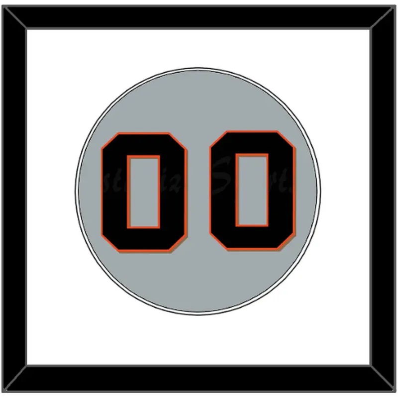 San Francisco Number - Road Gray (2022-2023) - Single Mat 1