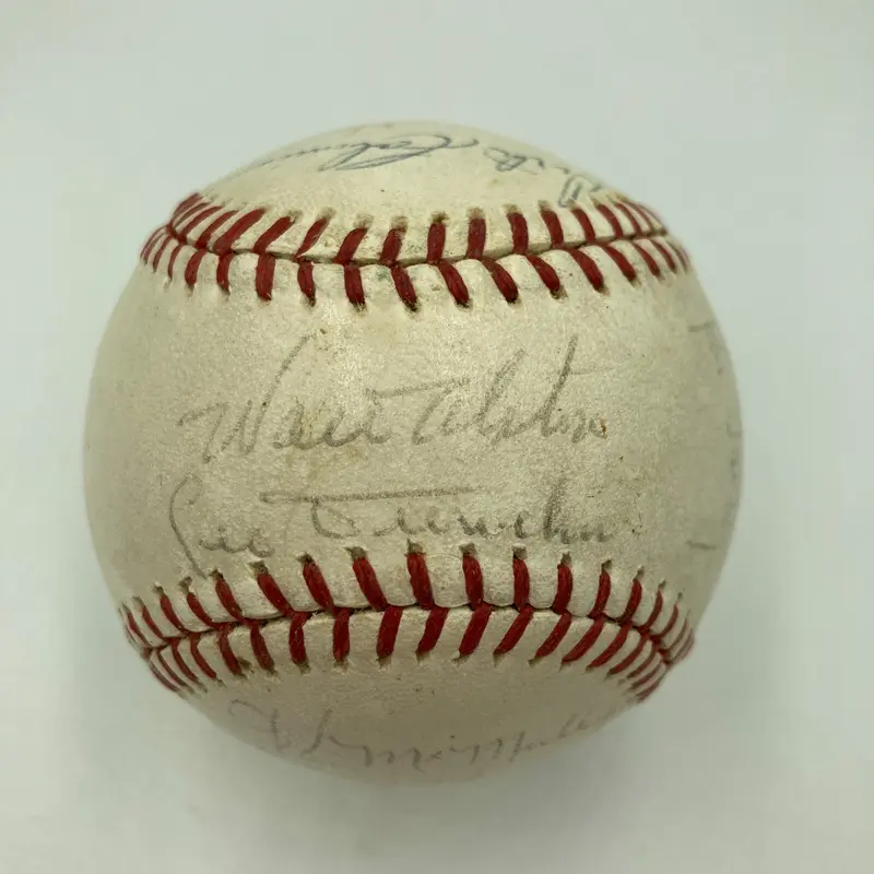 1963 Los Angeles Dodgers World Series Champs Team Signed Baseball JSA COA