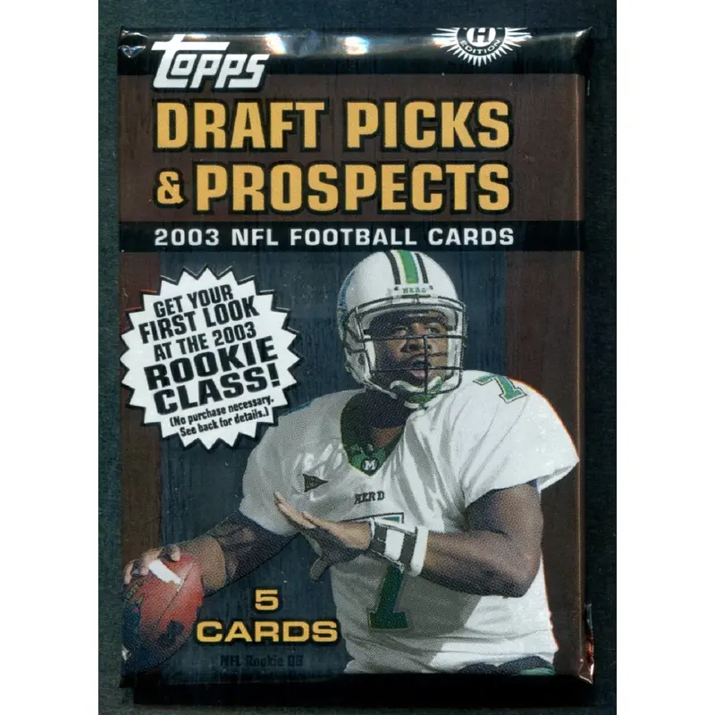 2003 Topps Draft Picks & Prospects Football Unopened Pack (Hobby) (5)