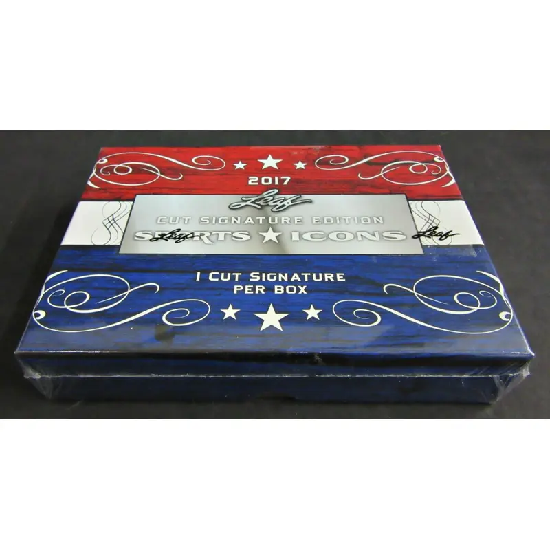 2017 Leaf Cut Signature Box Sports Icons Edition (Hobby)
