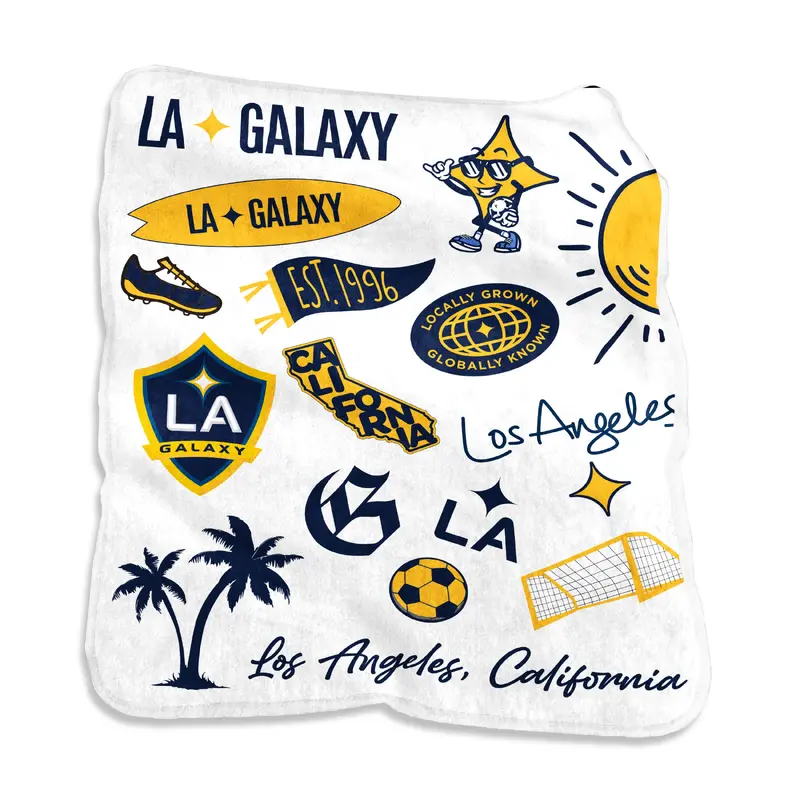 LA Galaxy Raschel Native Throw