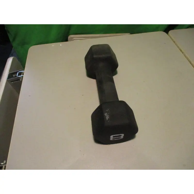 Used 8LB Black Neoprene Dumbbell
