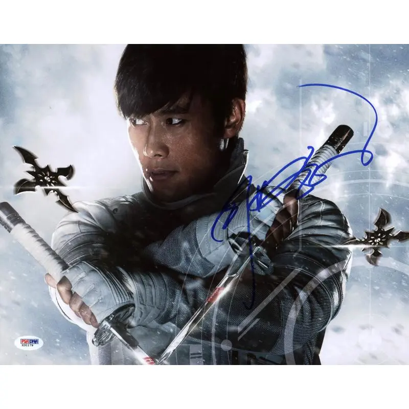 Byung-Hun Lee G.I. Joe Signed Authentic 11X14 Photo Autographed PSA/DNA #X31179