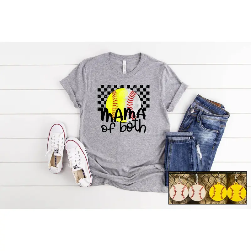 Mama of Both- Checkered