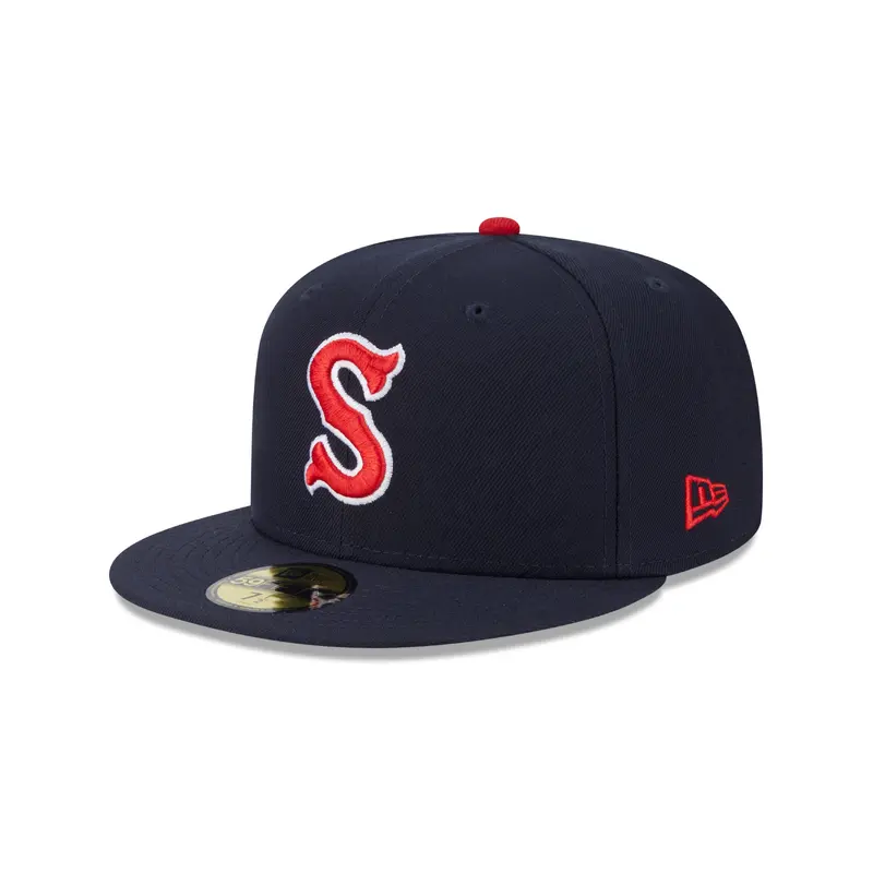 New Era - 59fifty Fitted - MiLB - AC Perf - Salem Sox - Navy