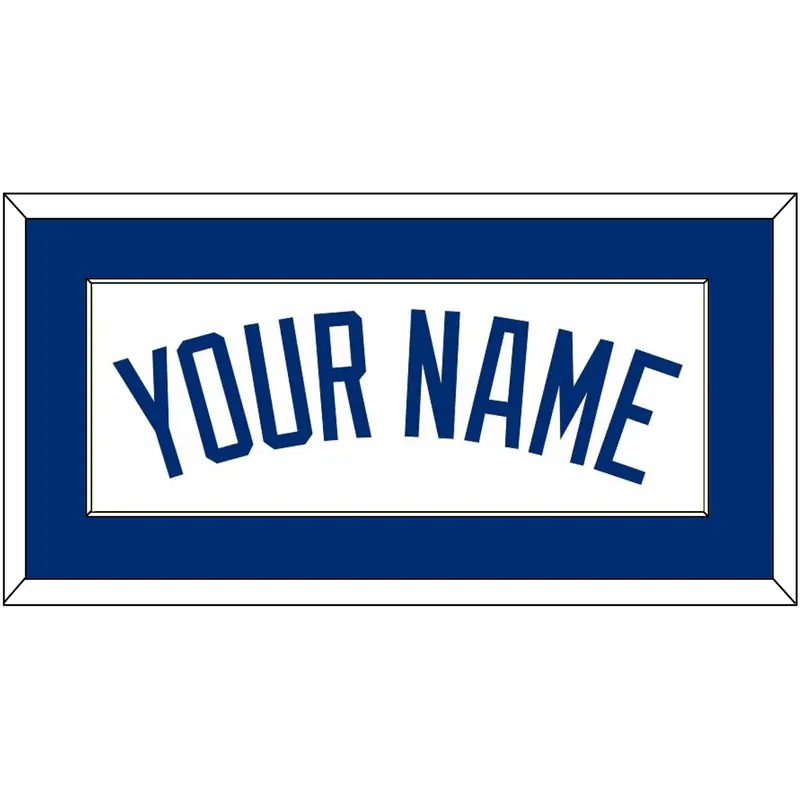 Kansas City Name - Home White - Single Mat 1