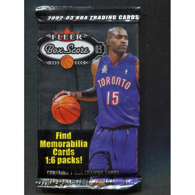 2002/03 Fleer Box Score Basketball Unopened Pack (Hobby) (7)