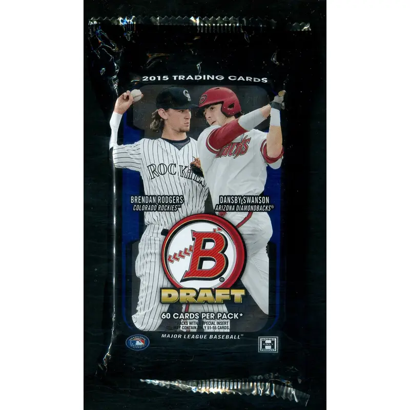 2015 Bowman Draft Baseball Unopened Super Jumbo Pack (Hobby) (60)