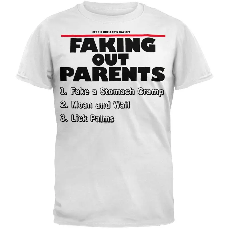 Ferris Bueller's Day Off - Faking Out Parents T-Shirt