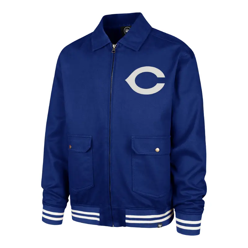 CHICAGO CUBS COOPERSTOWN GOLDEN DIAMOND HOMESTEAD JACKET