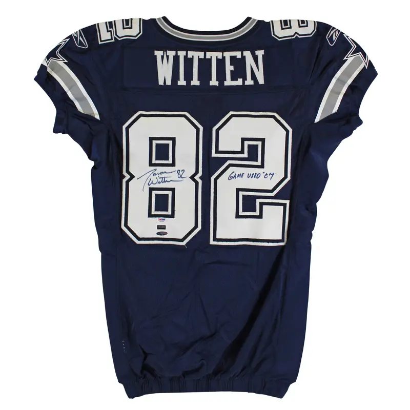 Cowboys Jason Witten Game Worn Signed Reebok Jersey Sports Investors LOA & BAS
