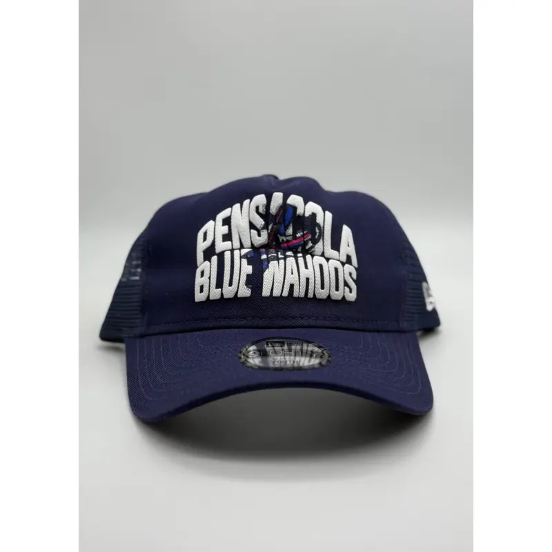 Pensacola Blue Wahoos New Era 9Forty Chalk Youth Hat