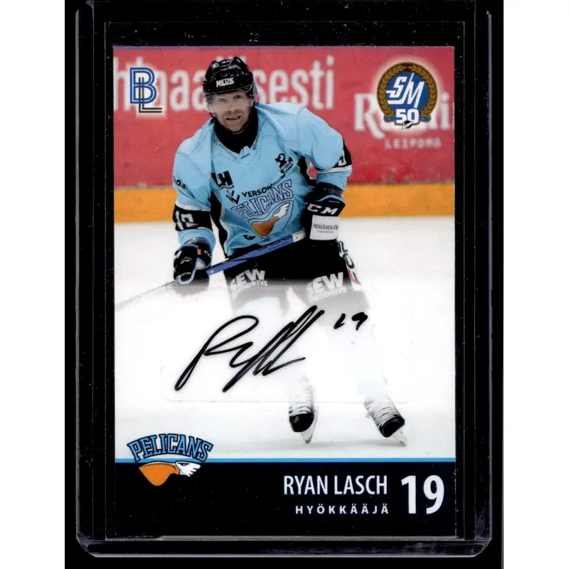 2024-25 Blueline Pelicans Team Set Autograph - Ryan Lasch #PELICANS-AU-RL /10