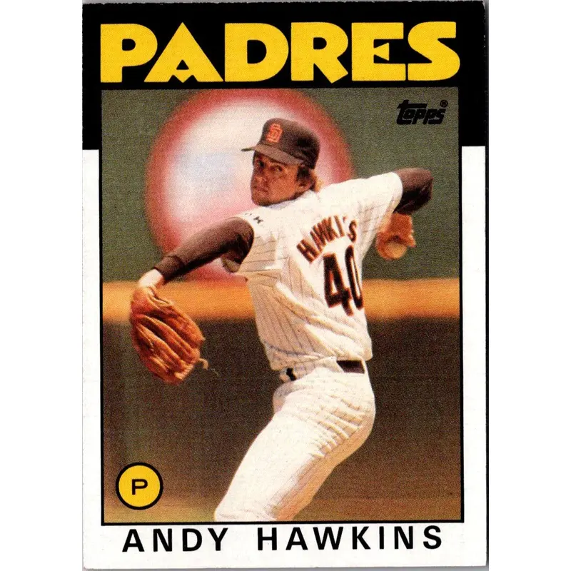 1986 Topps Andy Hawkins #478