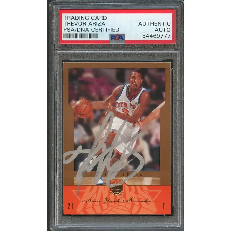 2004-05 SkyBox LIMITED EDITION #118 Trevor Ariza Signed Card AUTO PSA Slabbed Knicks
