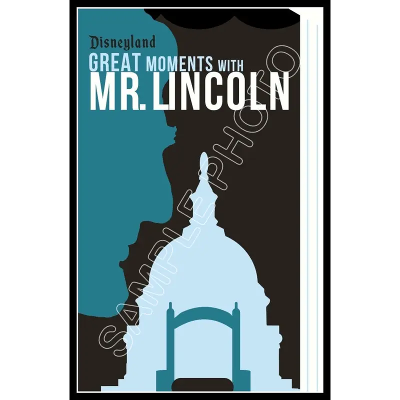 Disneyland Mr. Lincoln Poster 11X17 - 1277