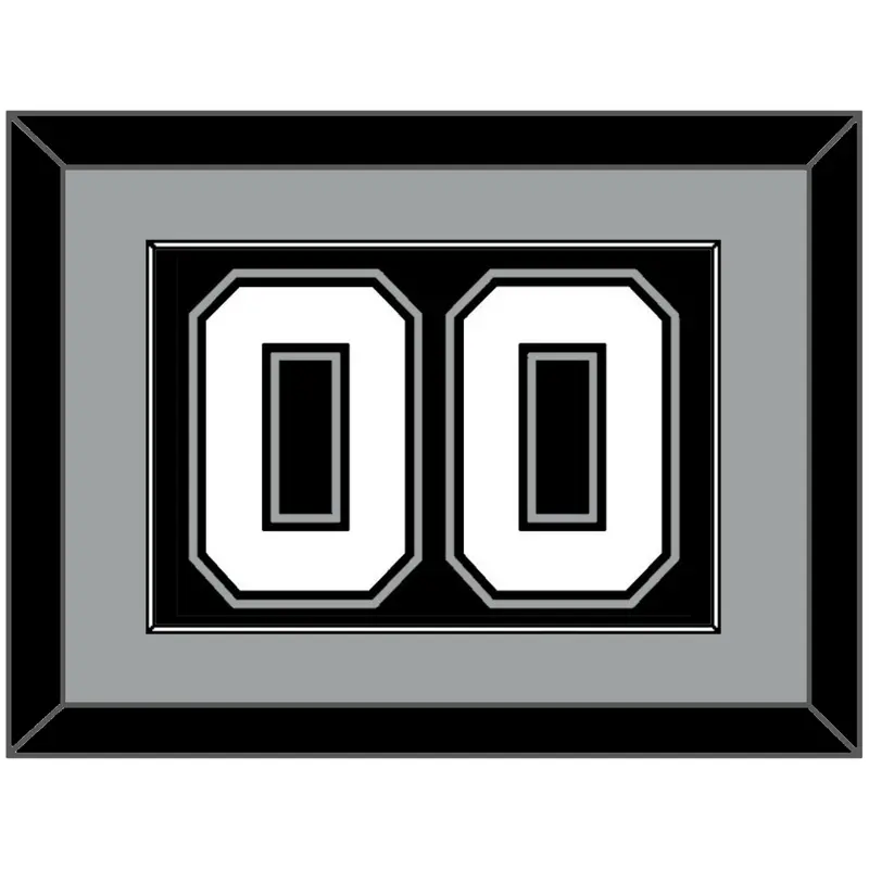 San Antonio Number - Road Black (2002-2017) - Single Mat 2