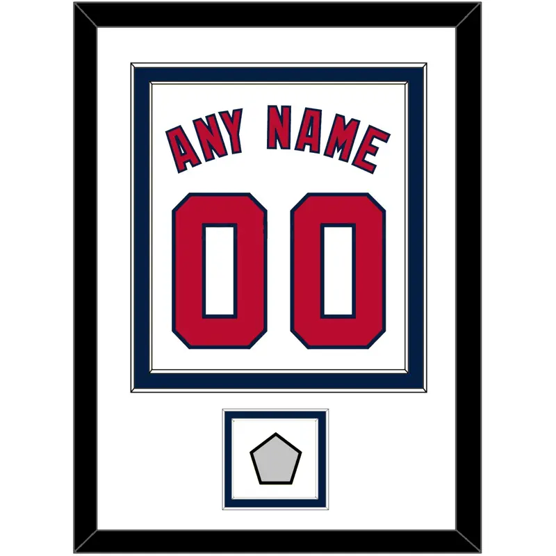 Washington Name, Number & 2019 World Series Jersey Patch - Home White - Double Mat 2
