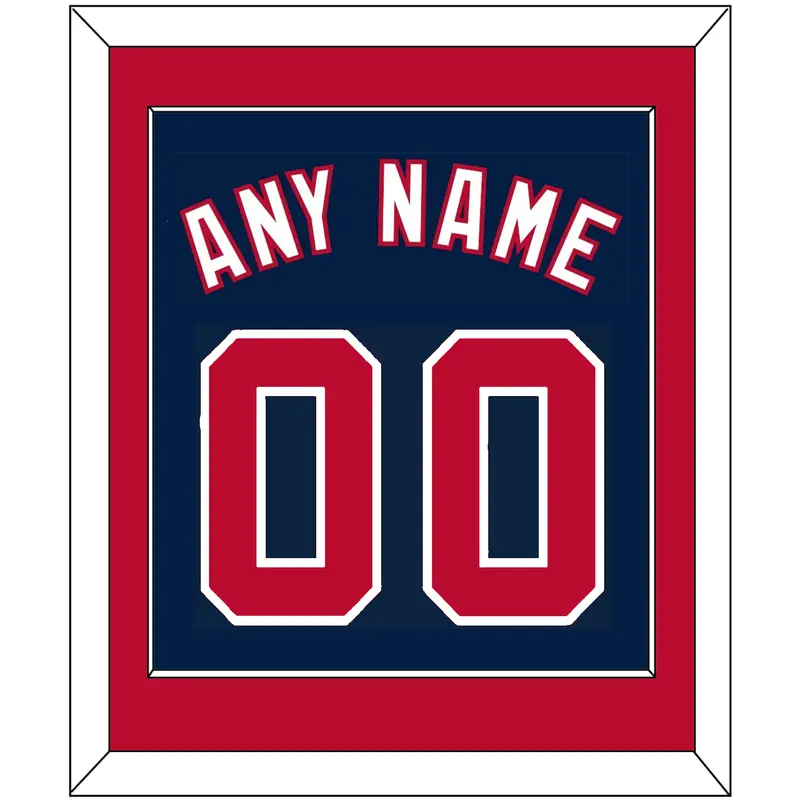 Washington Name & Number - Alternate Blue - Single Mat 2