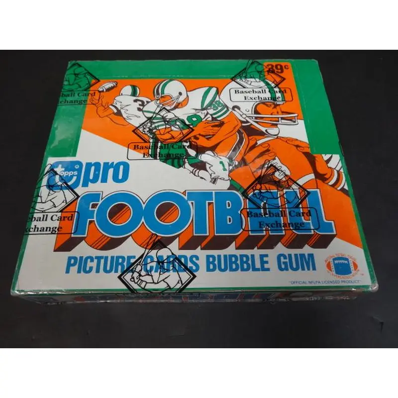 1980 Topps Football Unopened Cello Box (BBCE) (Non)