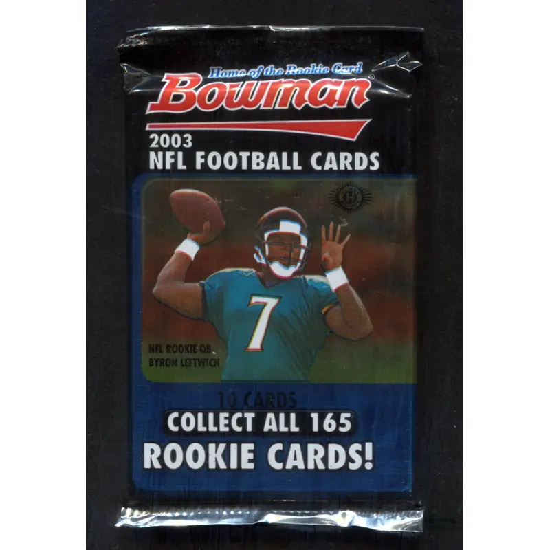 2003 Bowman Football Unopened Pack (Hobby) (10)