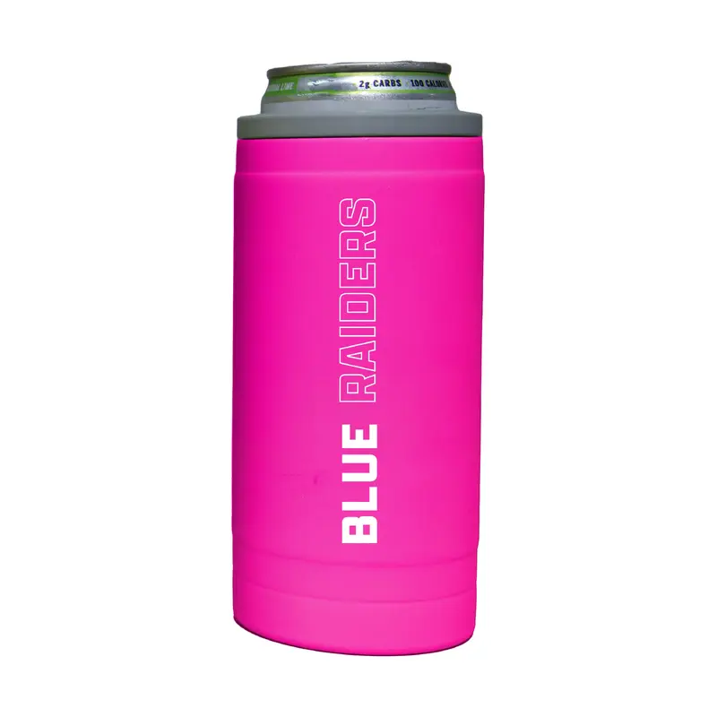 MTSU 12oz Electric Stacked Soft Touch Slim Coolie