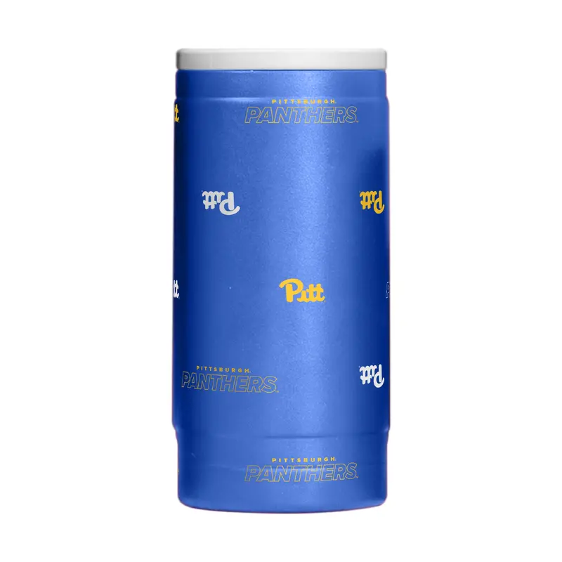 Pittsburgh 12oz Step And Repeat Powdercoat SlimCan Coolie
