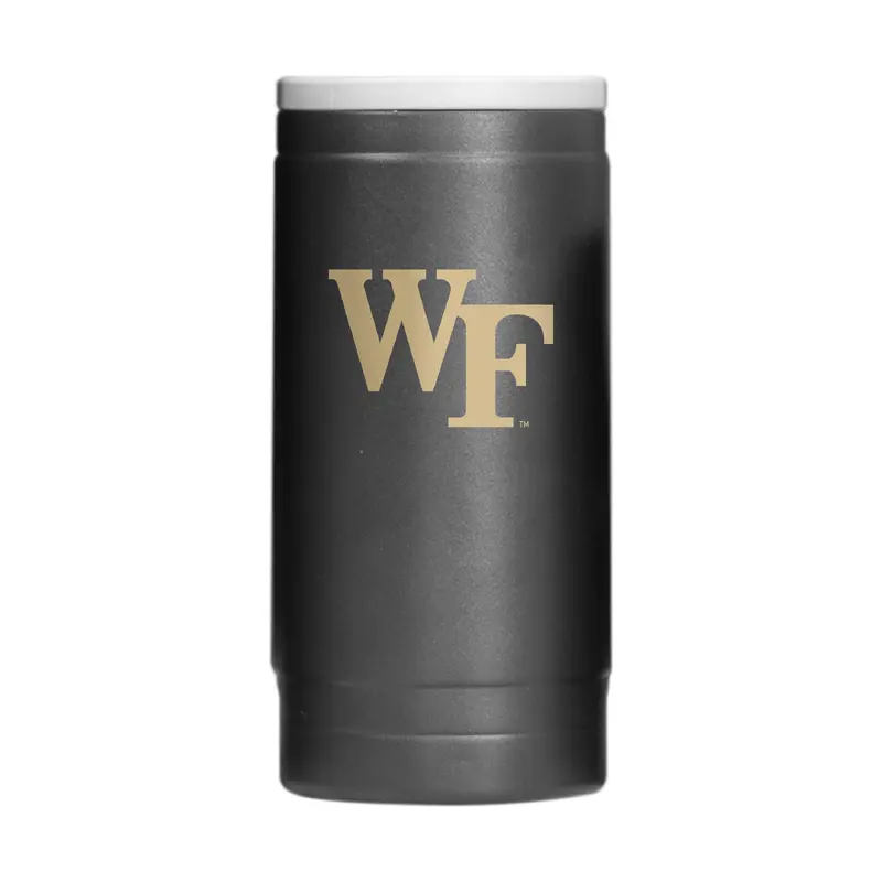 Wake Forest 12oz Flipside Powdercoat SlimCan Coolie