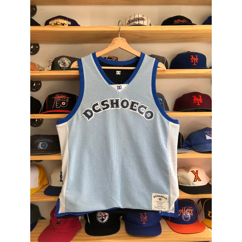 Vintage DC Shoes Reversible Basketball Jersey Size Large